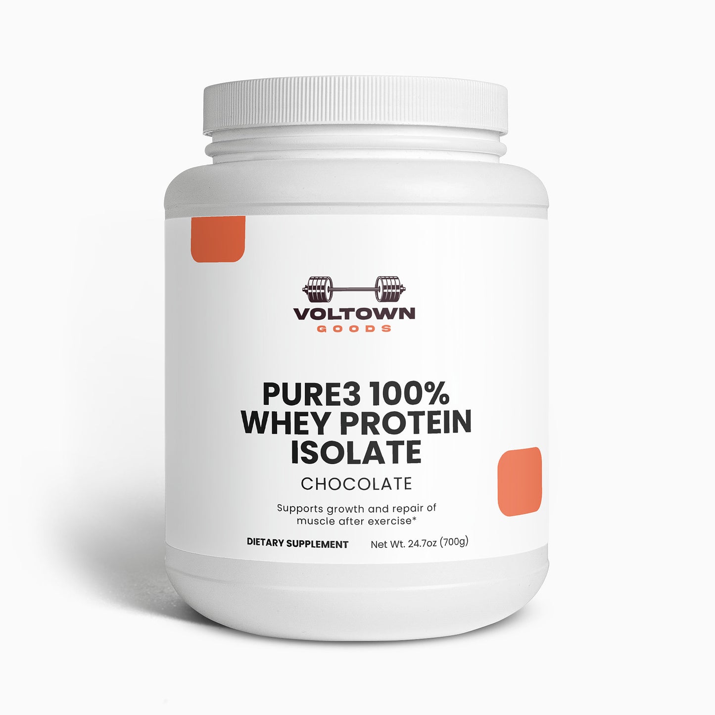Pure3 100% Whey Protein Isolate (Chocolate)