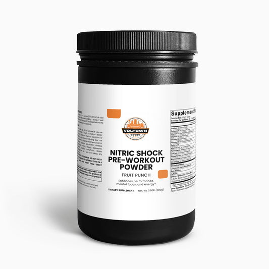 Nitric Shock Pre-Workout Powder (Fruit Punch)